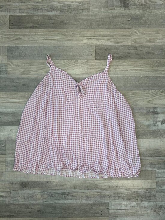 torrid Tops - Torrid Sophie purple gingham tie tank top cami size 3X N33